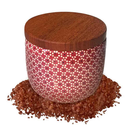 Miniatura 13 de SAL MARINA - Recipiente de cerámica de 12 onzas, para sal o especias, decoración de cocina, tarros de cerámica hechos a mano con tapas de sellado