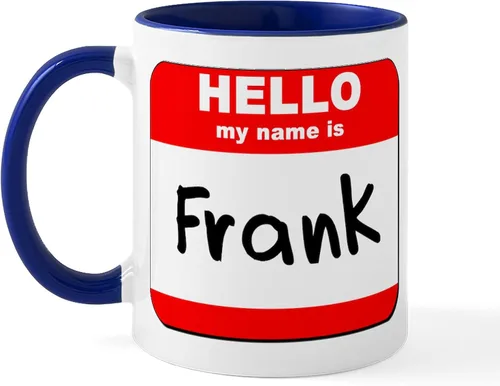 Miniatura 27 de CafePress Taza de café de cerámica con texto en inglés «Hello My Name Is Mary», de 11 oz (11.0 fl oz)
