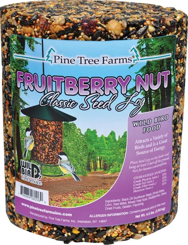 Miniatura 2 de Pine Tree 8006 Fruit Berry Nut Classic Seed Log, 68 onzas