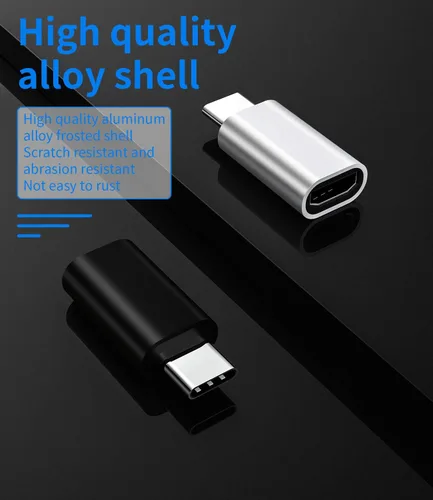 Miniatura 3 de Adaptador micro USB hembra a USB C macho (paquete de 3) compatible con Samsung Galaxy Note 10 S21 S20 Pixel 5XL iPad Pro Air4 LG Ultra Z Flip
