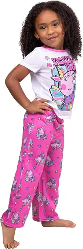 Miniatura 4 de Peppa Pig - Pijama de poliéster suave para niñas pequeñas