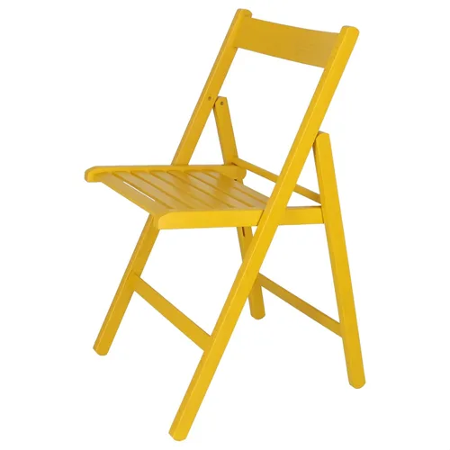 Miniatura 8 de 19018 Silla plegable baja madera naranja 16.9 x 18.1 x 31.1 in
