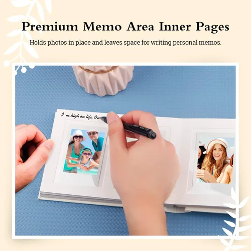 Miniatura 3 de Veicevol Álbum de fotos con espacio de escritura para cámara instantánea Fujifilm Instax Mini 12 11 9 40 90 8 7 Evo Liplay - Álbum de fotos de 64