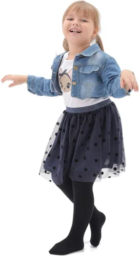 Miniatura 5 de EPEIUS - Pantimedias de punto trenzado, mallas gruesas de algodón para recién nacidos, bebés o niñas pequeñas, paquete de 3, 4, 5 y 6