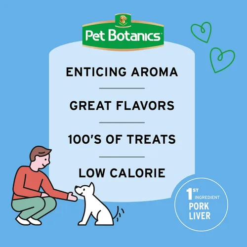 Miniatura 4 de Pet Botanics - Bolsa de 10 onzas de premios de entrenamiento, mini golosinas suaves y masticables, sabor a tocino, con 500 golosinas por bolsa