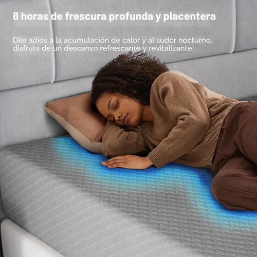 Miniatura 3 de Novilla - Colchón tamaño King de 14 pulgadas, de espuma viscoelástica refrigerante con flujo de aire mejorado, alivio de presión y soporte duradero