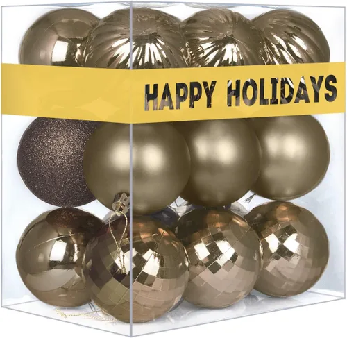 Miniatura 156 de Bolas de Navidad Grandes de 3.2" en Azul Bebé - Adornos para Árbol de Navidad, Bolas Colgantes Inastillables para Cumpleaños, Halloween, Boda