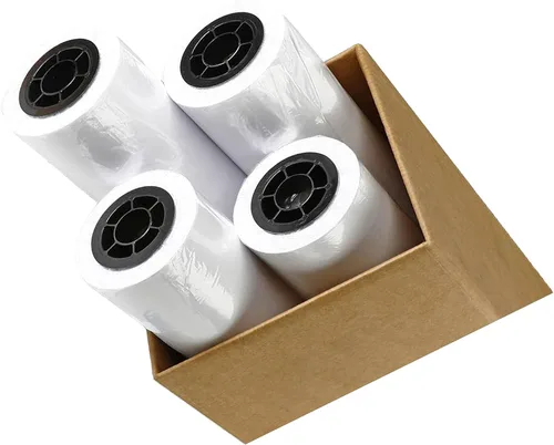 Papel trazador de 36 x 150 pulgadas, caja de 4-36" x 150 pies (4 rollos - 74 GSM) Papel Bond de 20 libras en núcleo de 2 pulgadas. para impresión