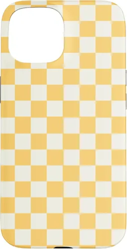 Miniatura 6 de Funda con patrón clásico de cuadros amarillo para iPhone 11