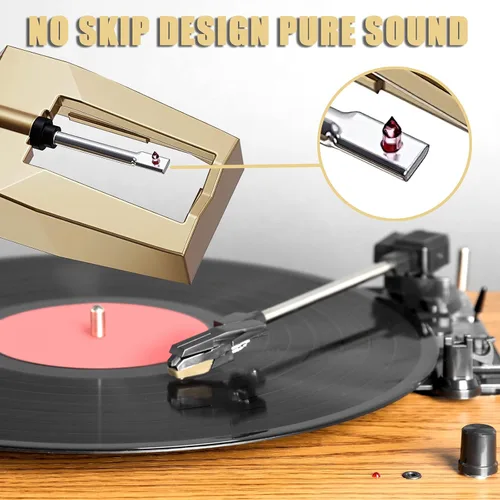 Miniatura 4 de DIGITNOW Aguja para tocadiscos, aguja dorada con 3 unidades de lápiz capacitivo Dimond, repuesto para tocadiscos, reproductor de discos de vinilo