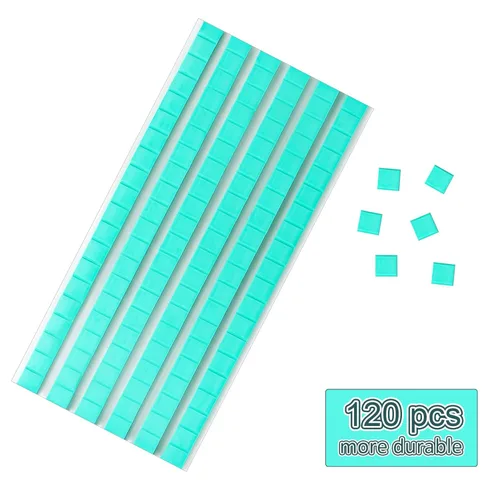 Miniatura 4 de Feosky Masilla adhesiva para póster, masilla adhesiva reutilizable y extraíble, 120 unidades, masilla de montaje para exhibir pinturas de pared