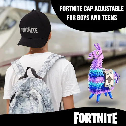 Miniatura 3 de FORTNITE Gorra de béisbol para niños, sombrero de calidad para niños y gorra ajustada, gorra de béisbol de ala plana con diseño elegante