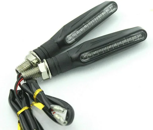 Miniatura 5 de Soporte de matrícula, eliminador de guardabarros, organizador trasero, luces LED de freno y señal de giro para Suzuki DRZ400 S/SM DR-Z (Transparente)