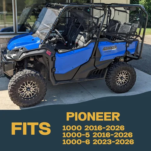 Miniatura 2 de Traild Juego de pastillas de freno cerámica delanteras y traseras para Honda Pioneer 1000, 1000-5, 1000-6 2016-2025 Juego completo para el vehículo