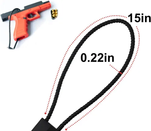 Miniatura 2 de Cable Gun Locks with Keys Hunting Sports- Keyed Alike 15" Cable Gun Safe Lock CA DOJ Approved for Pistols, Handguns, Rifles, and Shotguns, Home