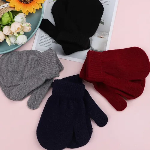 Miniatura 4 de Cooraby 12 pares de guantes de invierno unisex de punto para bebé