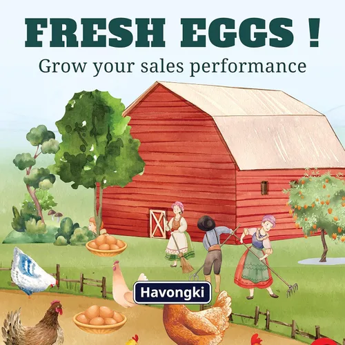 Miniatura 7 de Havongki 100 hojas – VOL.1 – Etiquetas personalizadas para cartón de huevos de 4 x 2 pulgadas, calcomanías adhesivas de huevos frescos de granja