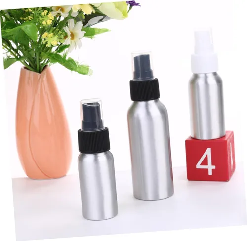Miniatura 5 de Angoily 9pcs Refillable Perfume Bottle Travel Bottles Aluminum Spray Nozzle for Make-up Remover As Shownx3pcs