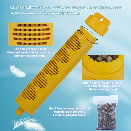 Miniatura 2 de Natuer - Barra mineral para bañera de hidromasaje, cartucho de filtro mineral para bañera de hidromasaje, 2 varillas para bañera de hidromasaje