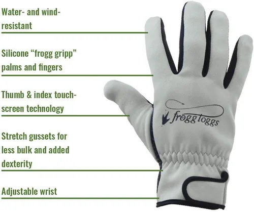 Miniatura 3 de Frogg Toggs Guantes de forro polar Frogg Fingers