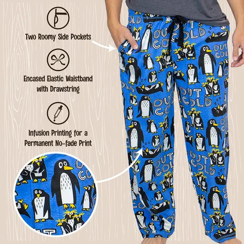Miniatura 5 de Lazy One Pantalones de pijama para hombre, pantalones separados para hombre, pantalones de descanso