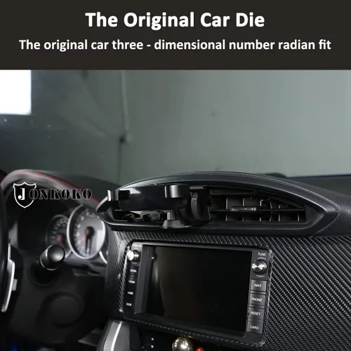 Miniatura 3 de Soporte de teléfono estabilizador antivibraciones ajustable de aleación de aluminio para Subaru BRZ Toyota 86 2013-2022 Soporte de teléfono