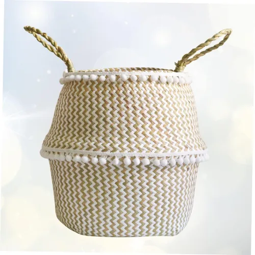 Miniatura 4 de Cesta de almacenamiento de mantas, cesta de lavandería, cesta decorativa tejida, cesta de almacenamiento, cesta de ropa, cesta de habitación, cesta