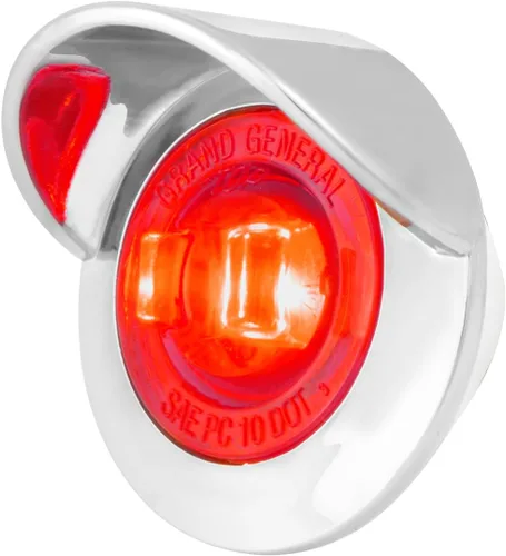 Miniatura 7 de GG Grand General 75222 Mini luz LED de doble función de 1-1/4 pulgadas con bisel de plástico cromado para camiones, remolques, cuatrimotos, UTV, RV