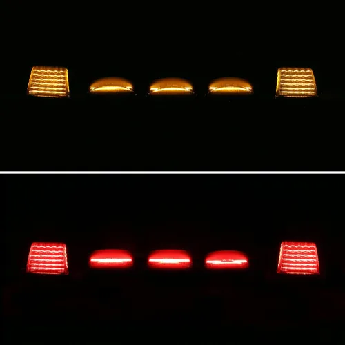 Miniatura 4 de SPEC-D TUNING 10 luces LED ahumadas para techo de cabina compatibles con Hummer H2 2003-2009, H2 SUT 2005-2009