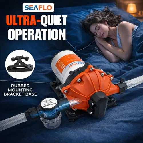 Miniatura 8 de SEAFLO bomba de agua de diafragma de alta presión, 12V, 5.5 GPM, 60 PSI