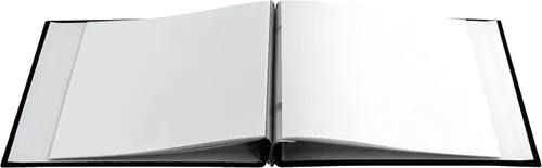 Miniatura 3 de MCS Álbum de recortes de tela expandible de 10 páginas con cubierta de apertura de fotos y páginas de 8 x 8 pulgadas, 9.6 x 8.5 pulgadas, negro