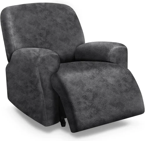 Miniatura 62 de molasofa Fundas de cuero para sillas reclinables, fundas para sillas reclinables grandes para silla reclinable, 4 piezas, fundas lavables que se
