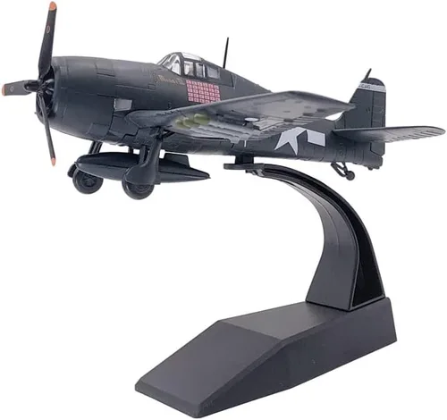 Adorno de regalo de la batalla de la Segunda Guerra Mundial de la Segunda Guerra Mundial de los Estados Unidos F6F Hellcat Fighter Diecast Metal
