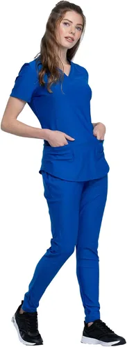 Miniatura 4 de Form Scrubs para mujer, cuello en V elástico de punto CK840