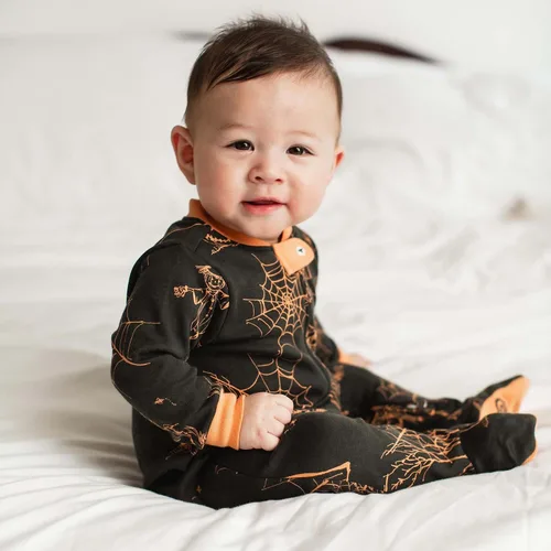 Miniatura 157 de Burt's Bees Baby - Pijama de una pieza para bebé, mameluco para dormir y jugar, algodón 100% orgánico, cremallera frontal