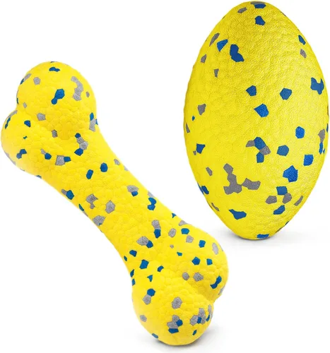 Miniatura 31 de Pelotas de tenis para perros Moonorange para masticadores agresivos, juguete interactivo indestructible, duradero, rebotador para perros, juego
