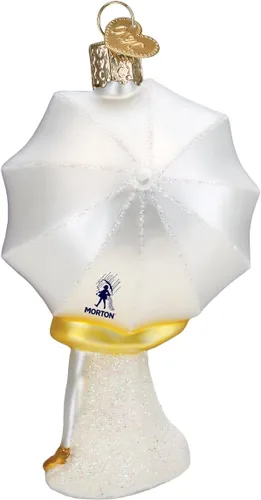 Miniatura 3 de Old World Christmas Morton Umbrella Girl - Adorno de cristal soplado para árbol de Navidad, decoración navideña hecha a mano, colección de cocina