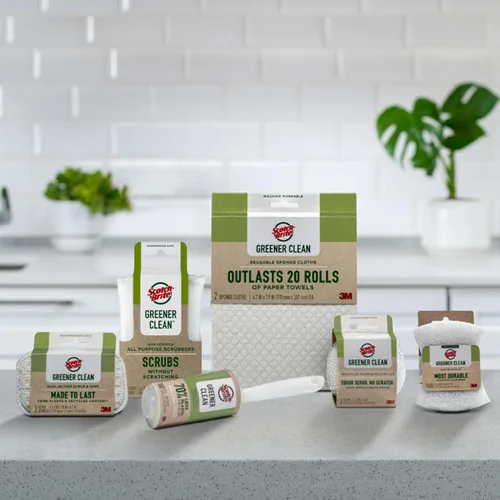 Miniatura 7 de Scotch-Brite Greener Clean - Rodillo de pelusa reutilizable para ropa, muebles y pelo de mascotas, ordenar telas con un removedor de pelusa más