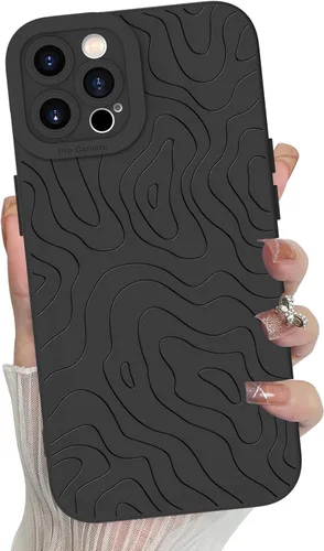 Miniatura 22 de MZELQ para iPhone 12 Pro Max, Funda de silicona con patrón floral de flores y girasoles, rosa, lindo, protección de cámara, funda suave y delgada