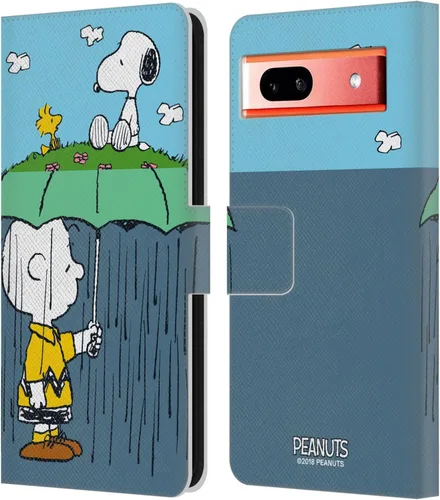 Miniatura 36 de Head Case Designs Officially Licensed Peanuts Snoopy & Woodstock 2 Halfs and Laughs Leather Wallet Case Compatible with Google Pixel 8 Snoopy