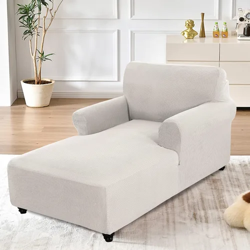 Miniatura 14 de ele ELEOPTION Funda para sillón con brazo elástico para sofá para perros y mascotas, muebles de dormitorio, funda para sofá diván, lavable