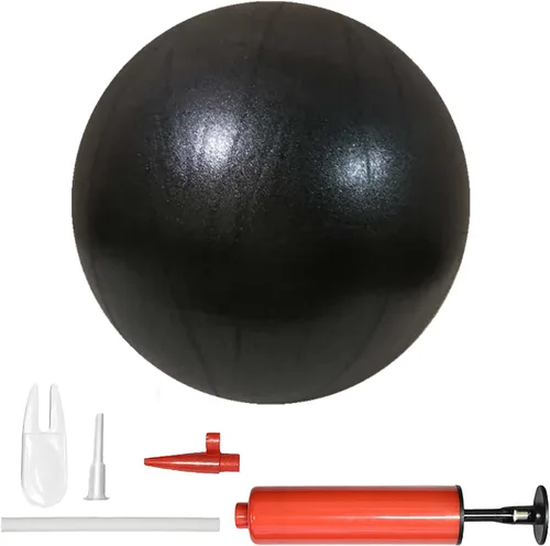 Mini Pilates Exercise Yoga Ball, 9 Inch Small Inflatable Exercise Yoga Ball,Core Training and Physical Therapy Equipment, with Pump