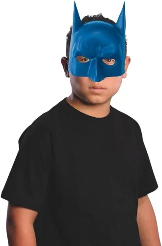 Miniatura 4 de Batman Heroes Unite Máscara de plástico azul de lujo (7 x 5.5 pulgadas), paquete de 1, perfecta para fiestas temáticas y eventos de cosplay