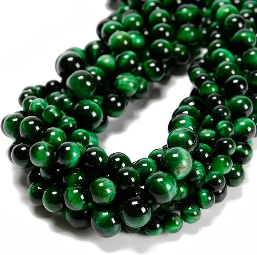 Miniatura 21 de 65 cuentas de jade blanco de 0.236 pulgadas, piedra natural, piedras preciosas redondas auténticas para hacer pulseras de bricolaje, joyas, cuerdas