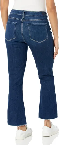 Miniatura 2 de PAIGE womens Shelby Mid Rise Cropped Flare Jean