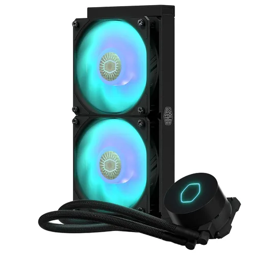 Miniatura 12 de CoolerMaster MasterLiquid ML240L RGB V2, enfriador líquido de CPU AIO de bucle cerrado, bomba de cámara dual de 3ª generación, radiador de 240mm