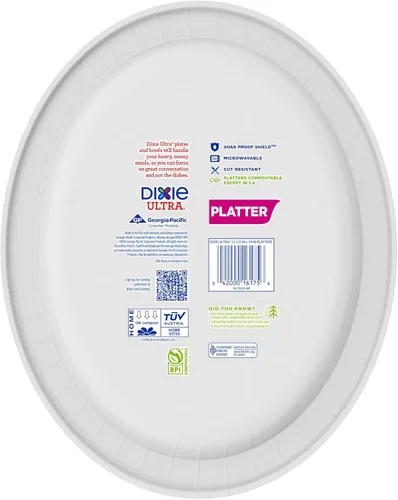 Miniatura 4 de Dixie Ultra Bandejas de Papel Desechables, 10" x 12.5", 25 Unidades – Diseño Duradero y Resistente