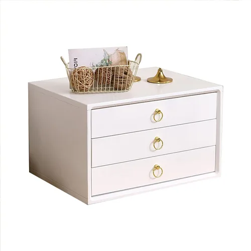 Miniatura 3 de Organizador Escritorio - Caja De Almacenamiento Escritorio Con Cajones, Caja De Almacenamiento De Suministros De Oficina,Cajón Organizador De