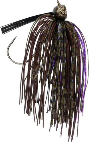 Miniatura 11 de Buckeye Lures Plantilla de fregona de fútbol con zócalo de goma viva, protector de malezas y cebo Cebo de pesca duradero resistente a las virutas