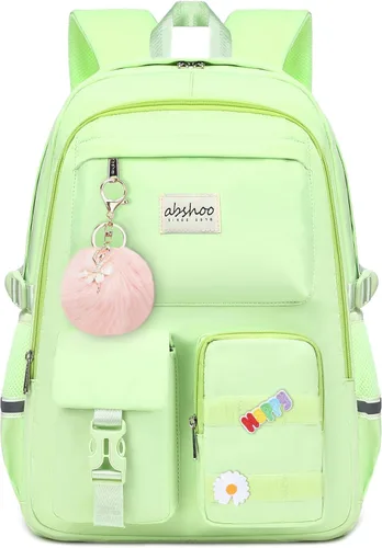 Miniatura 18 de Mochila grande para estudiantes con laptop de abshoo para mujeres universitarias, adolescentes de escuela secundaria y media, bolsa de libros, Beige